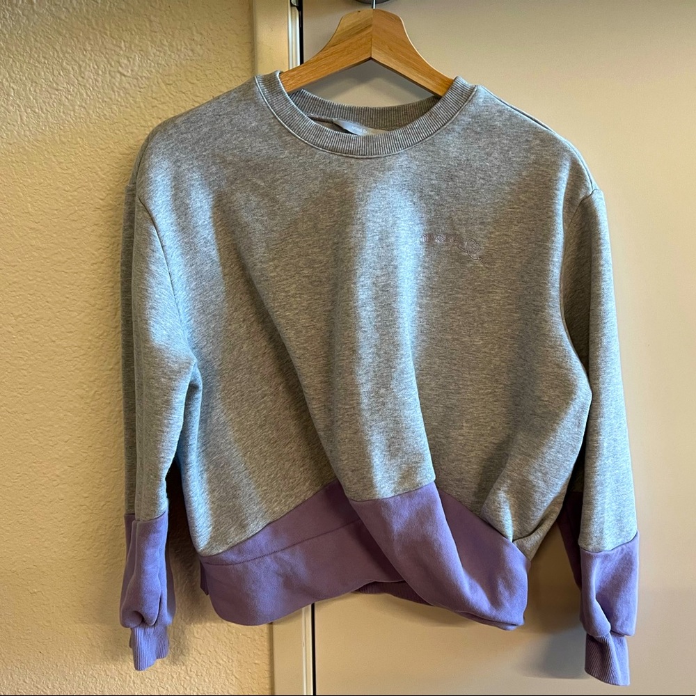 Purple gray top size S SUPER UNIQUE DESIGN